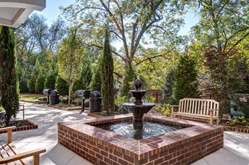 Fountain courtyard